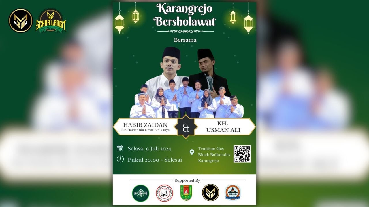 KARANGREJO MAGELANG BERSHOLAWAT BERSAMA HABIB ZAIDAN BIN HAIDAR BIN UMAR BIN YAHYA