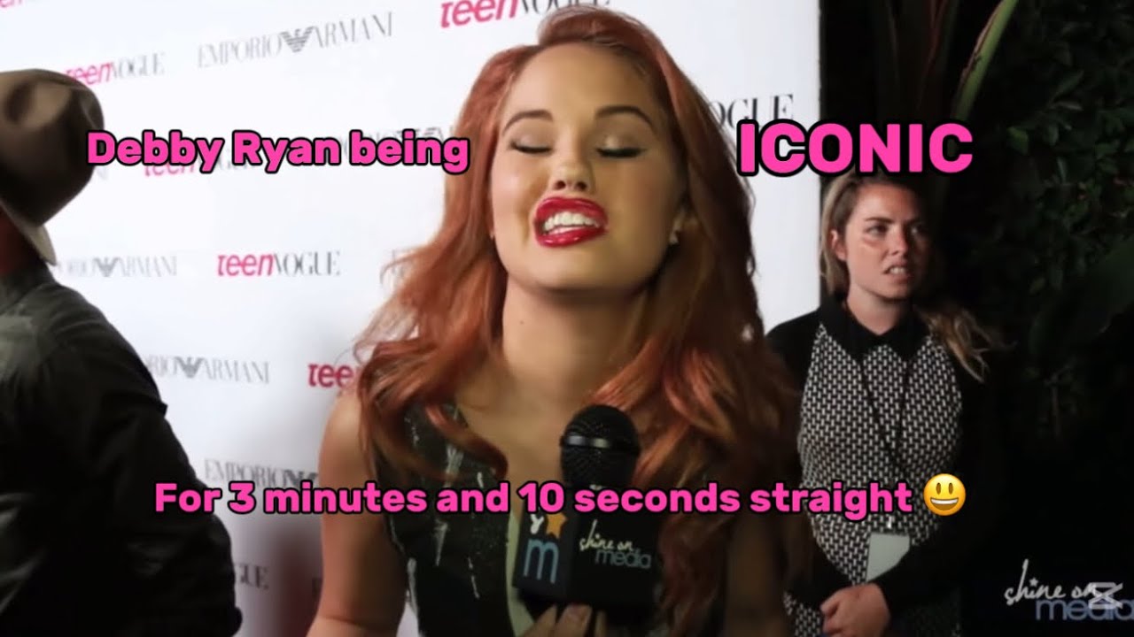 Debby Ryan being iconic for 3 minutes and 10 seconds straight 🤠 || Debby Ryan cringe moments funny
