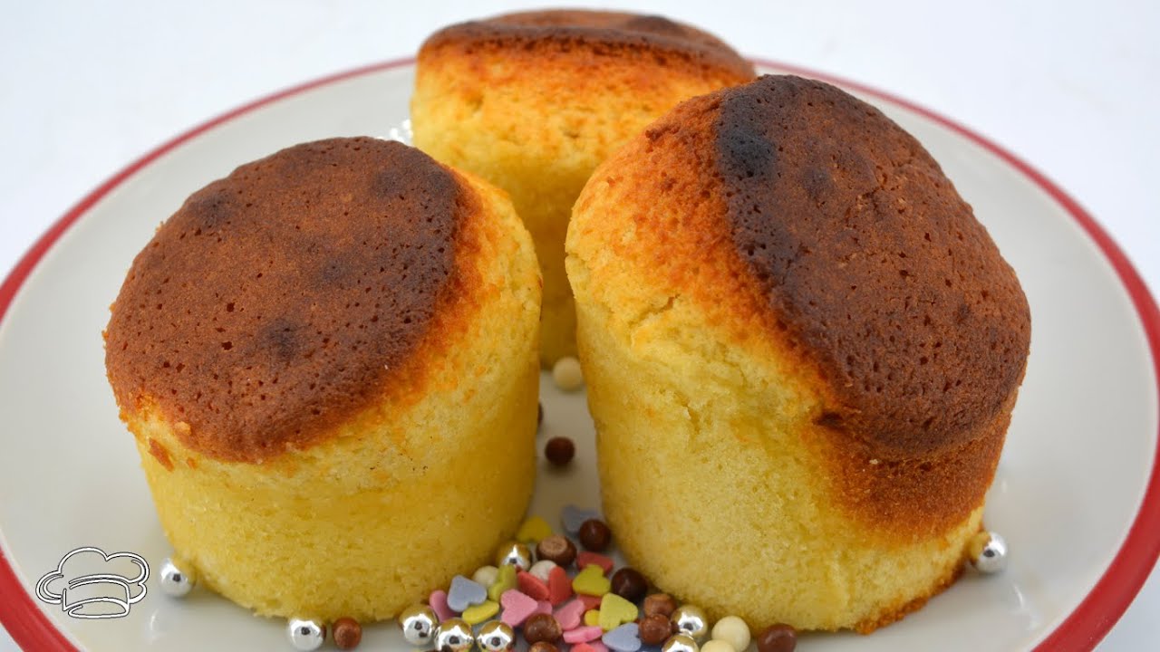 Magdalenas de mantequilla con sabor a sobaos pasiegos