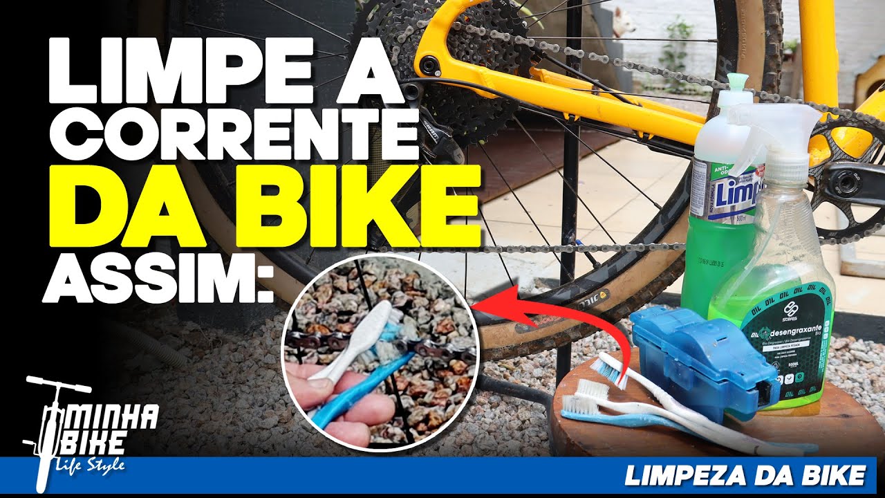 APRENDA LIMPAR A RELAÇÃO E CORRENTE DA BIKE | Guia Completo - Minha Bike Life Style