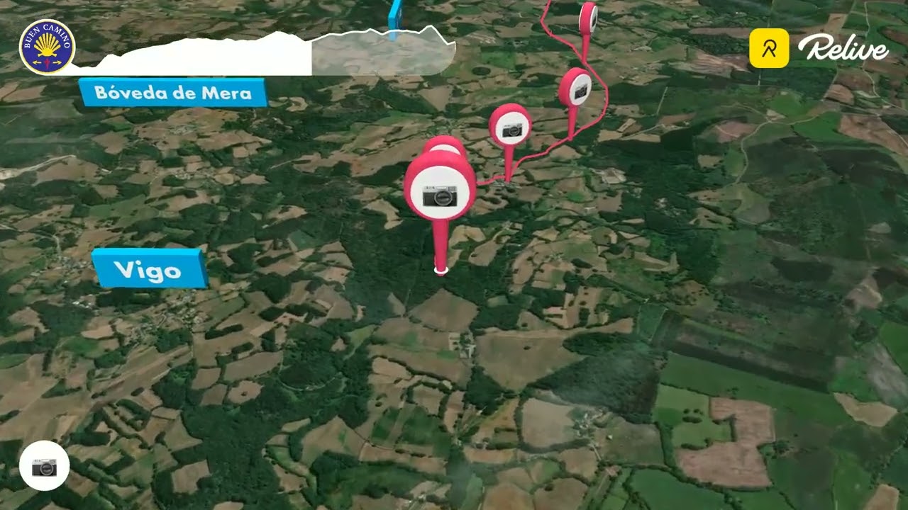 Caminho Primitivo Santiago de Compostela Etapa 9°  Lugo - O Burgo de Negral              22.9 km