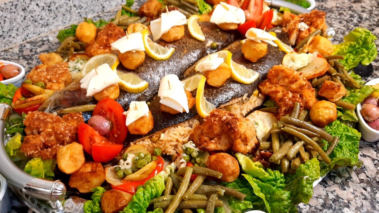 🦈🦈سمك الترويت Truite في الفرن مع الخضر🥔🥦🥕🫑