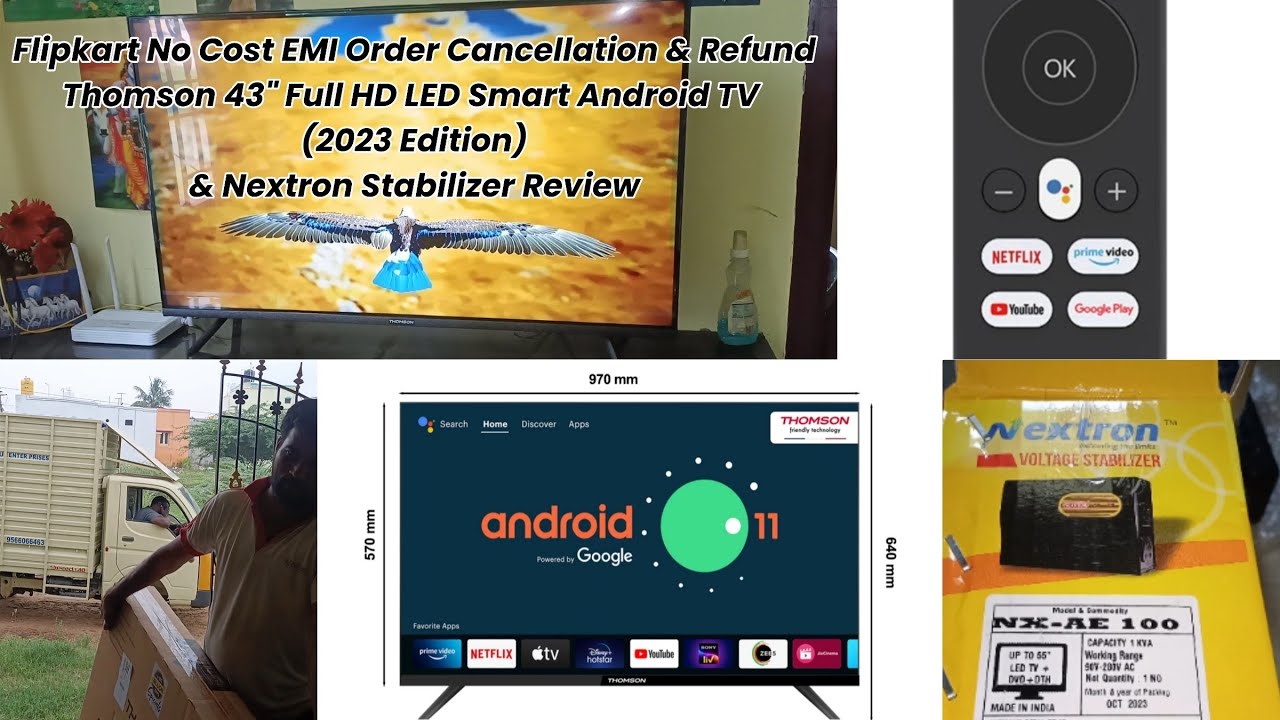 Thomson FA Series 108 cm (43 inch) Full HD LED Smart Android TV 2023 (43RT1055) Total Cost & Review