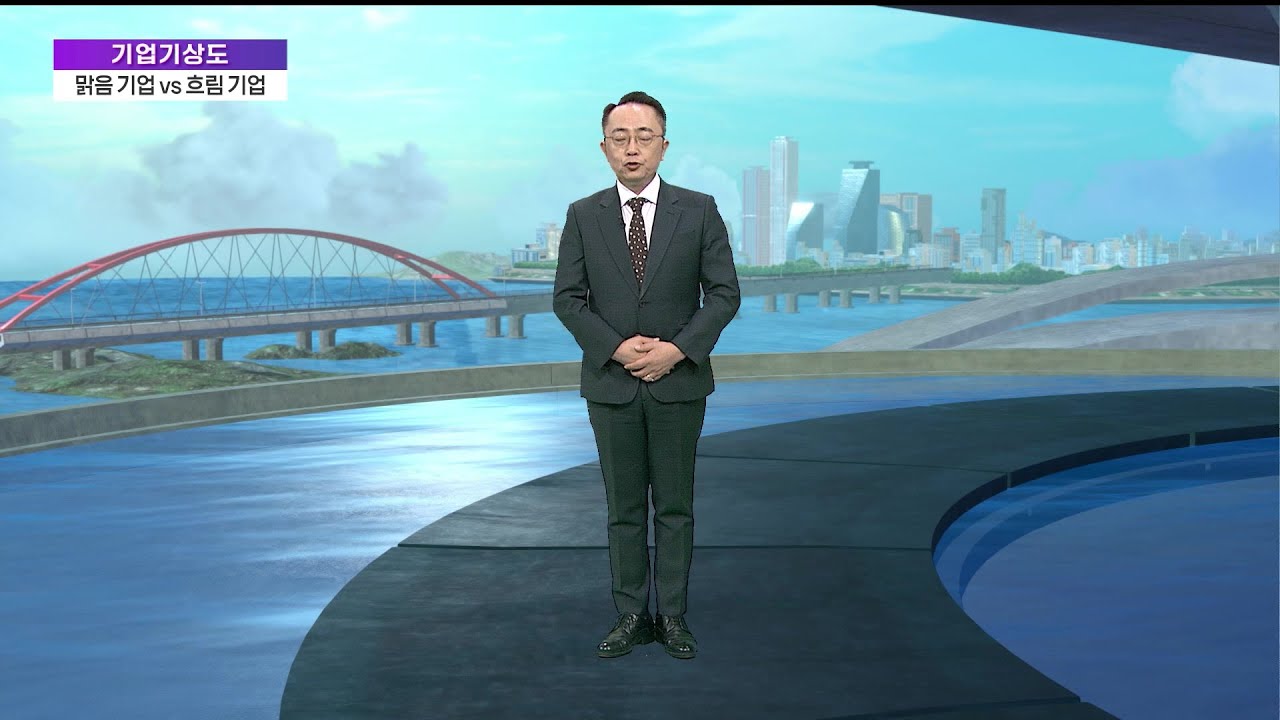 [기업기상도] 한 때 흐리다 해 뜬 기업 vs 비구름 다가와 흐린 기업 / 연합뉴스TV (YonhapnewsTV)
