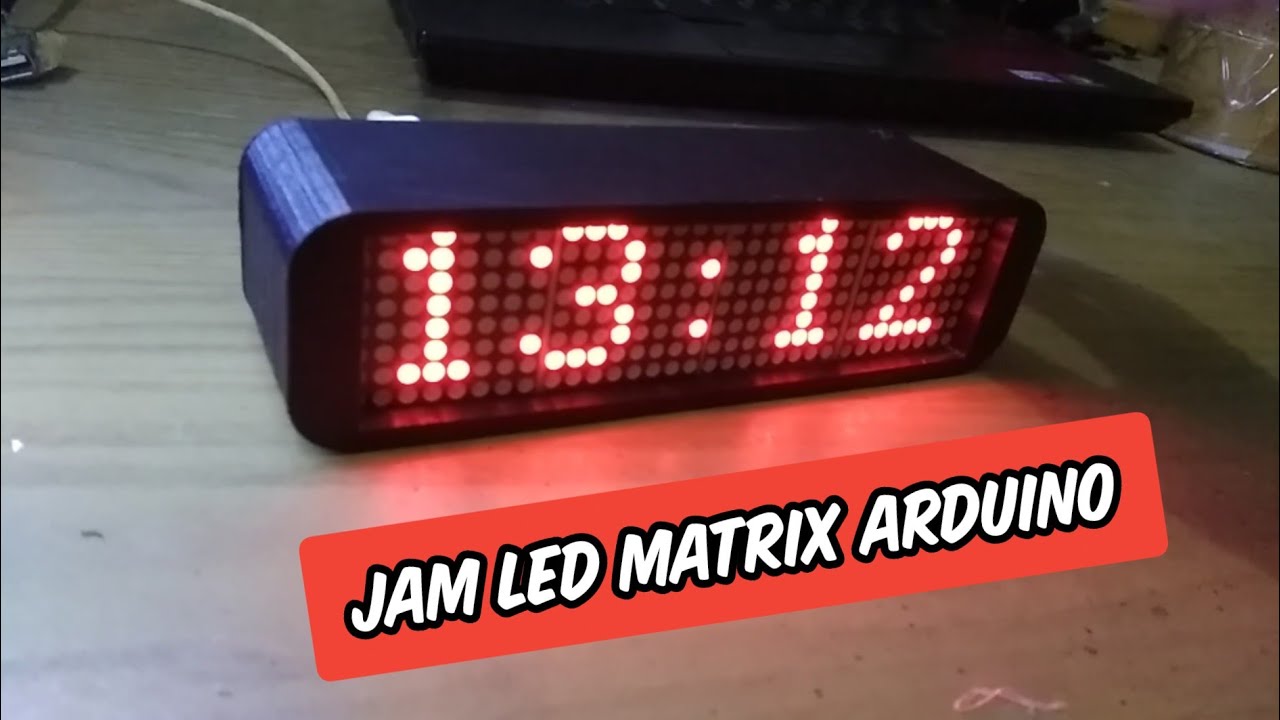 Jam led matrix arduino | max7219 led matrix | arduino pro mini | arduino nano | arduino uno
