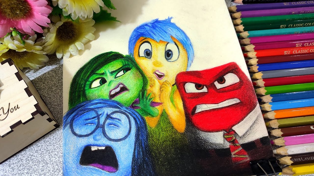 How to draw Inside Out 2 Characters | Vision Slit
