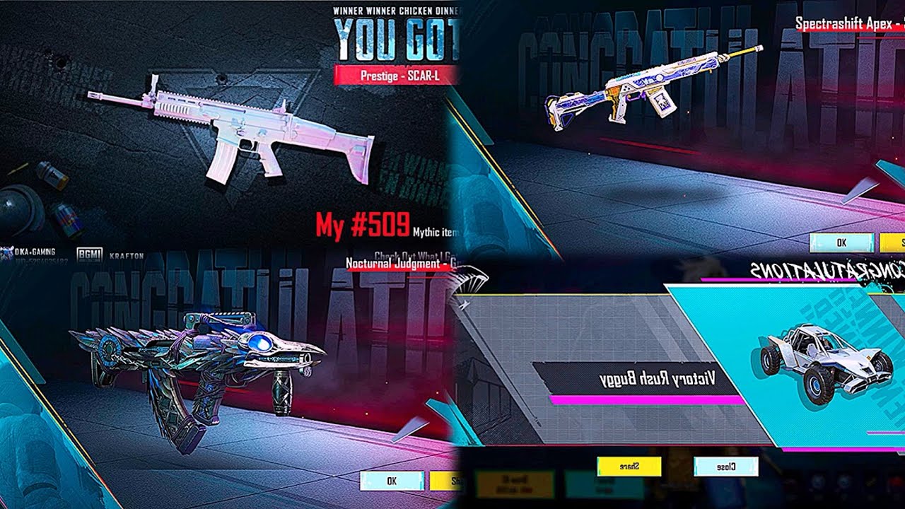 LUCKY SPIN Crate opening BGMI no prize path