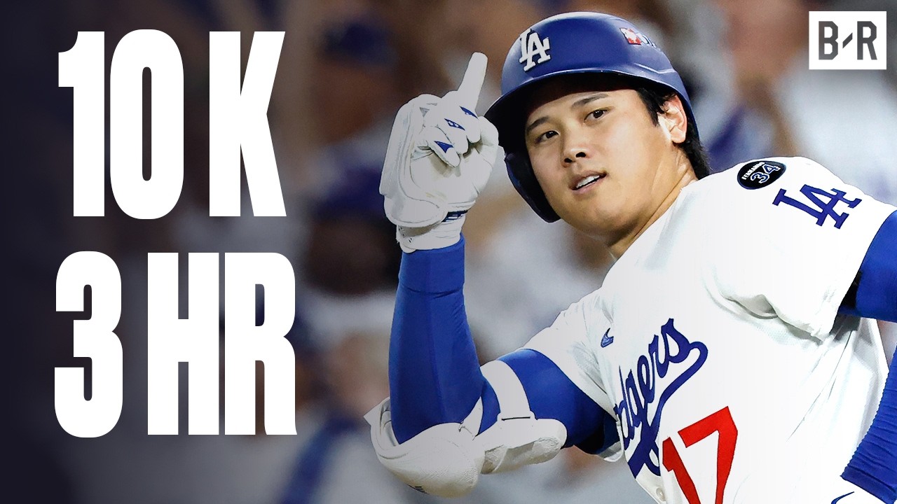 Shohei Ohtani Hits 3 Home Runs, Throws 10 Strikeouts in NLCS Game 4 | 2025 MLB Postseason