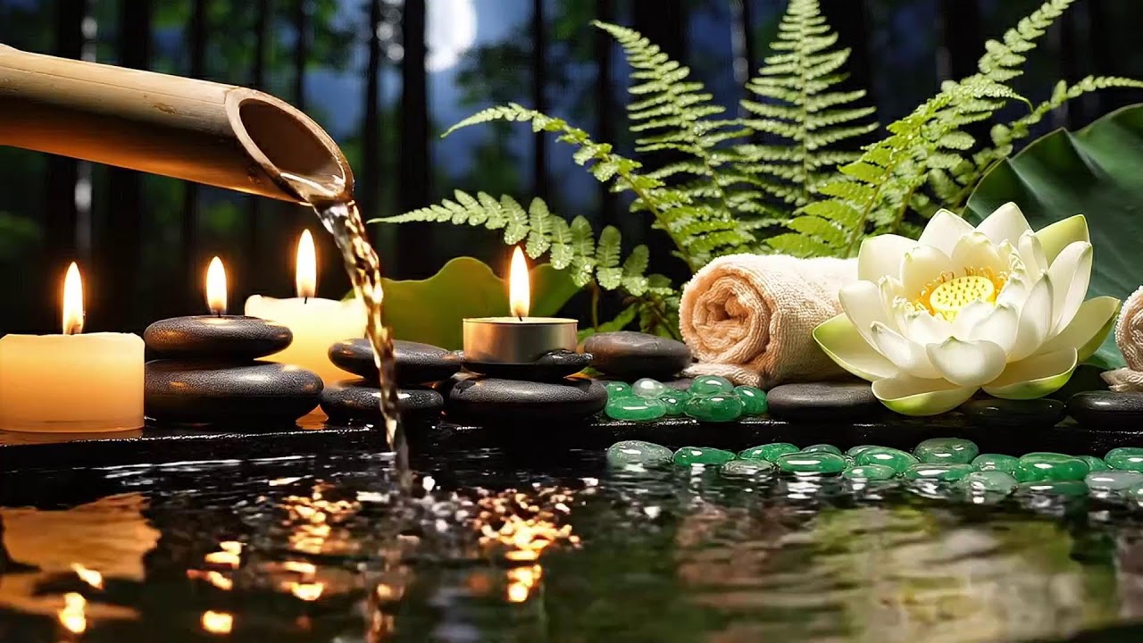 Relaxing Piano with Gentle Water Sounds 🌿 Deep Healing to Release Stress, Worry Emotional Fatigue
