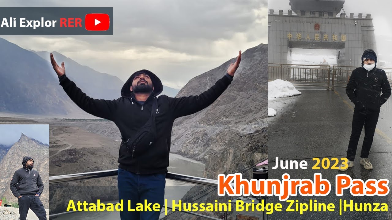 Khunjrab Pass | Hussaini Bridge Zipline |  Attabad Lake | Hunza | Ali Explor RER