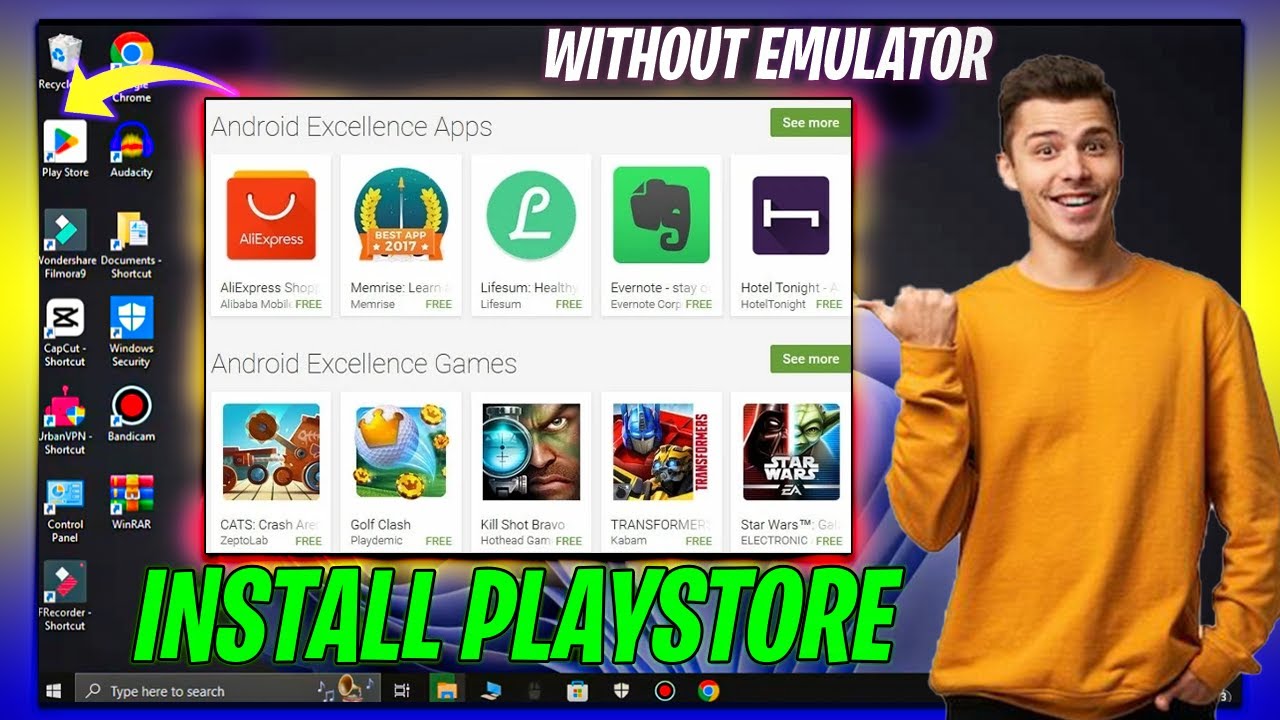 💻 Install Play Store on Windows 10/11 Without Emulator | No Bluestacks Needed!
