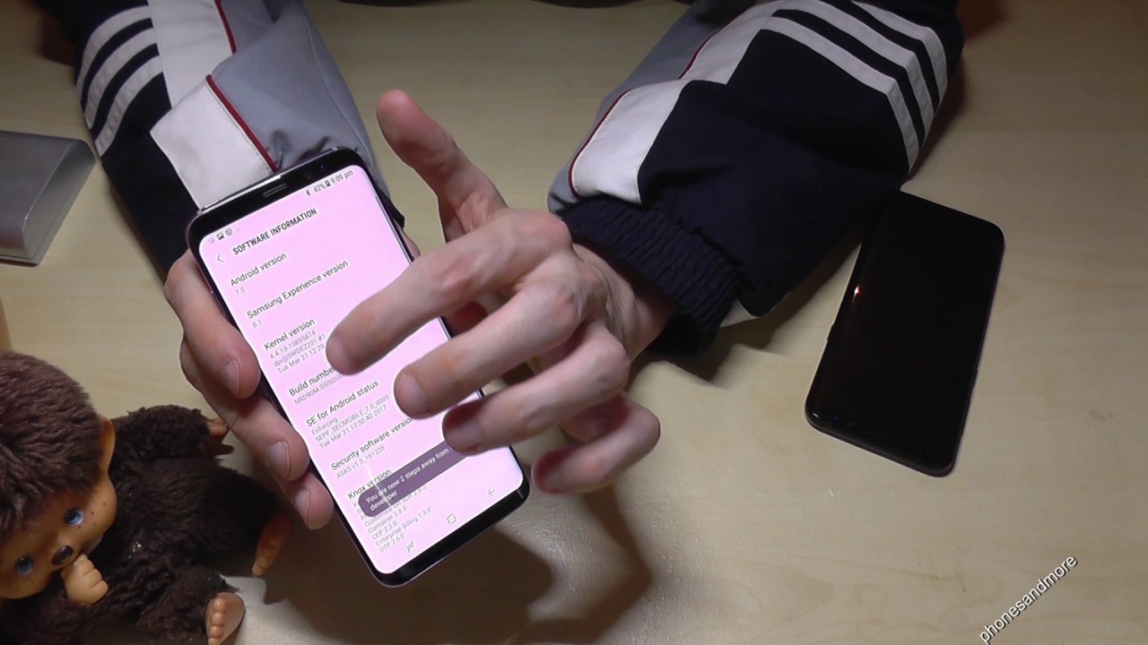 Samsung Galaxy S8 and S8+: How to enable the developer options? (for USB Debugging etc.)