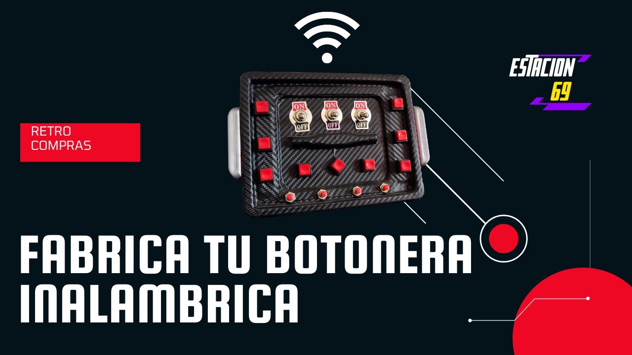 Arma tu botonera inalámbrica y con mouse fácil!!!! para simuladores