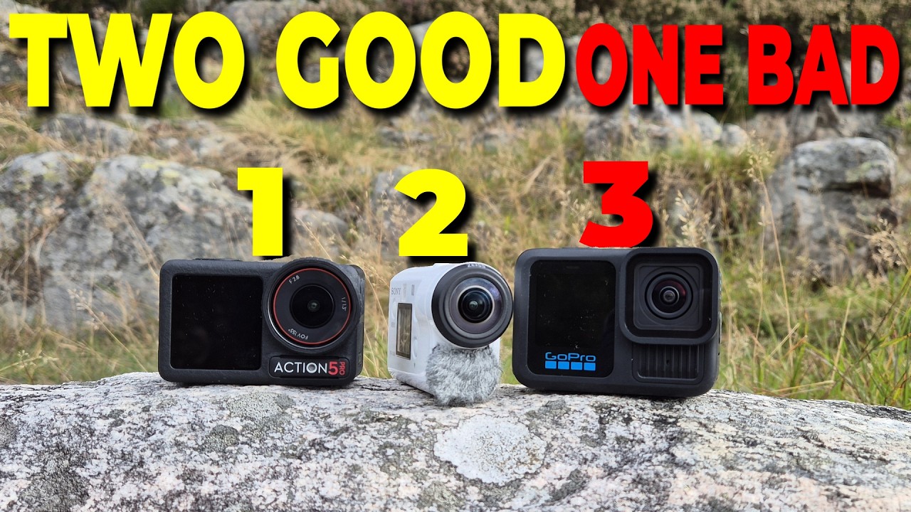DJI Osmo Action 5 Pro (2024) vs GoPro Hero 13 (2024) vs Sony FDR-X3000 – Full Comparison!