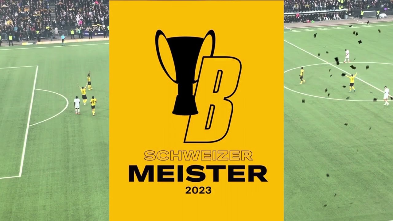 Fussball Schweizer Meister 2022/2023: BSC Young Boys Bern!