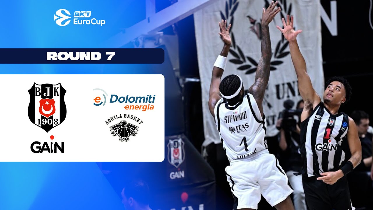 Besiktas GAIN Istanbul - Dolomiti Energia Trento | Round 7 | EuroCup Basketball 2025-26