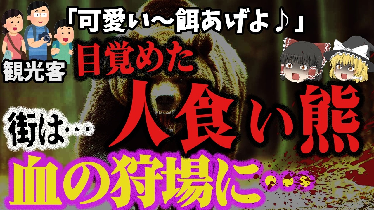 【ゆっくり解説】熊害が止まらない日本｜登山者襲撃事件の裏側…「相次ぐ熊害事故！日本と世界」