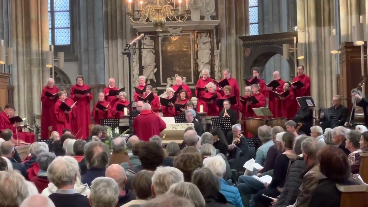 Concert domcantorij en barokorkest in de Domkerk te Utrecht