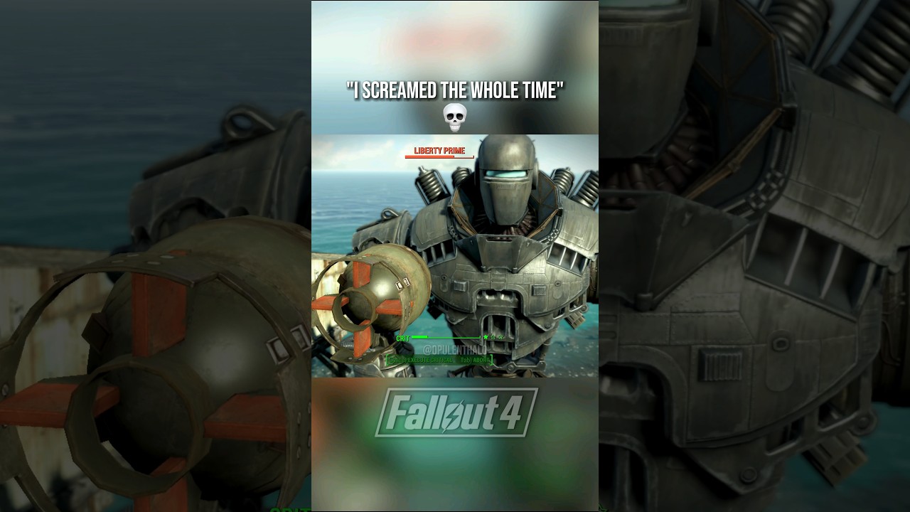 Fallout 4: победа над Либерти Прайм!🤖