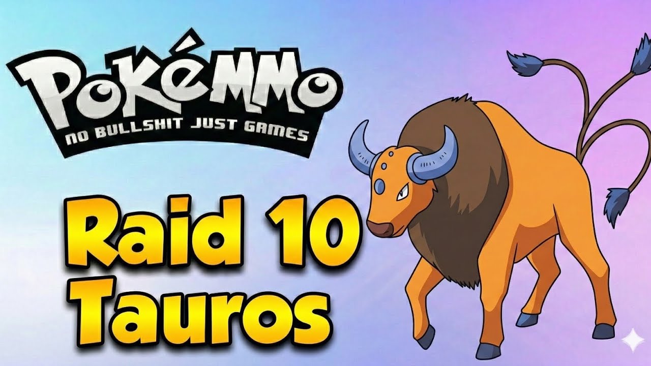PokeMMO | Raid 10 Tauros | Año nuevo chino 2026 🐂🎀