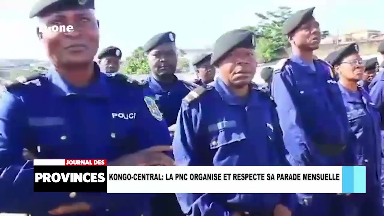 Kongo-central : la PNC organise et respecte sa parade mensuelle