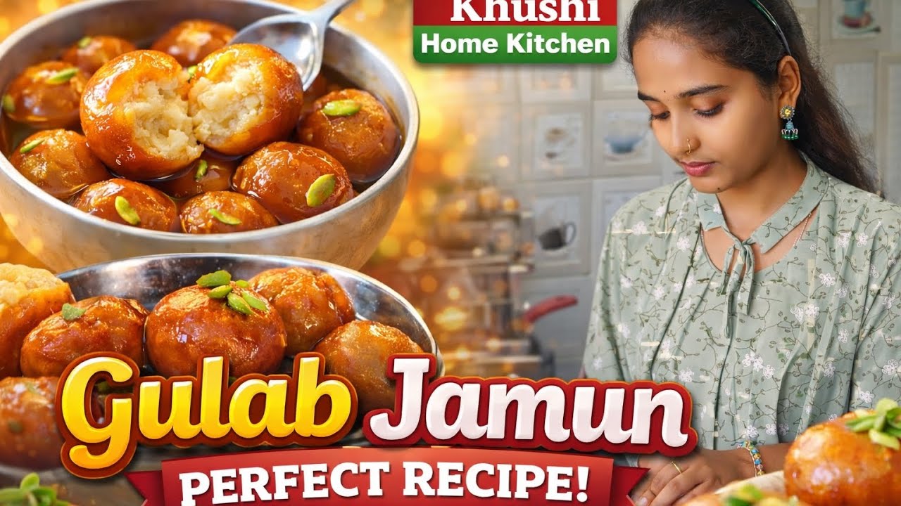 Soft & Juicy Gulab Jamun Recipe,Halwai Style Gulab Jamun at Home