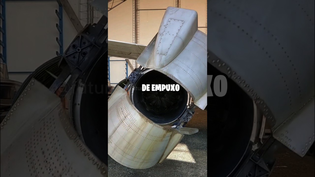 Reversores de empuxo, como os avi&otilde;es freiam? #aviacao #curiosidades #reversordeempuxo #avi&atilde;o #freio