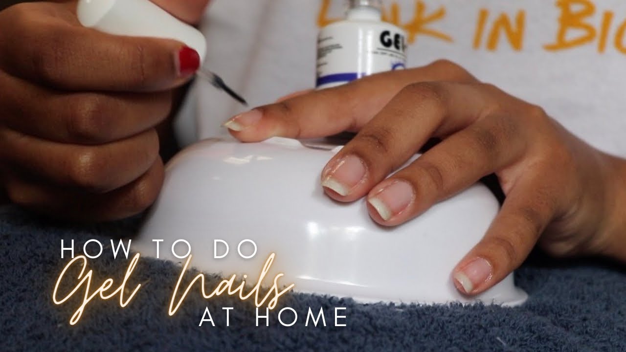 #Howto do Gel nails at home - Beginner Edition | Basi Oliphant | South African Youtuber