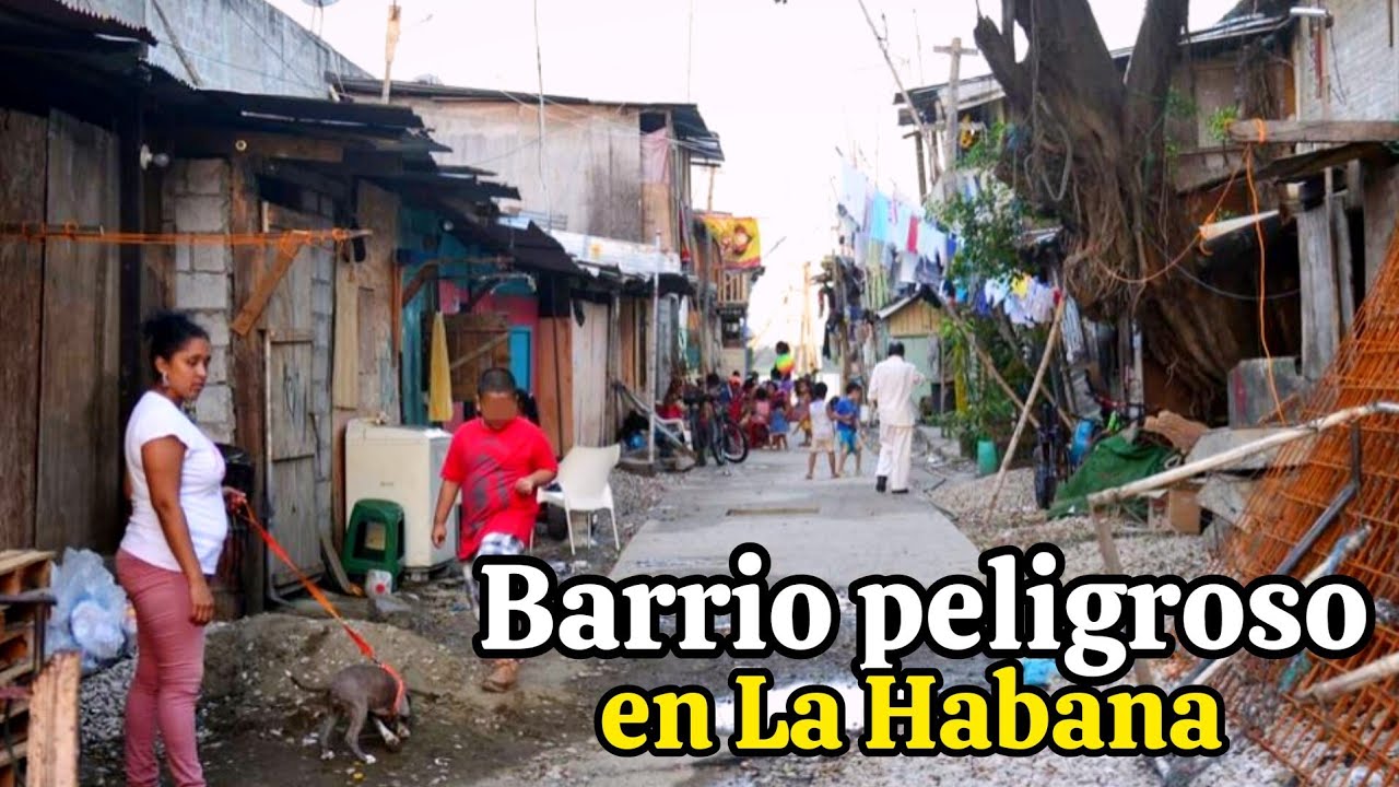 Así están las CALLES de la Habana (barrio marginal...)