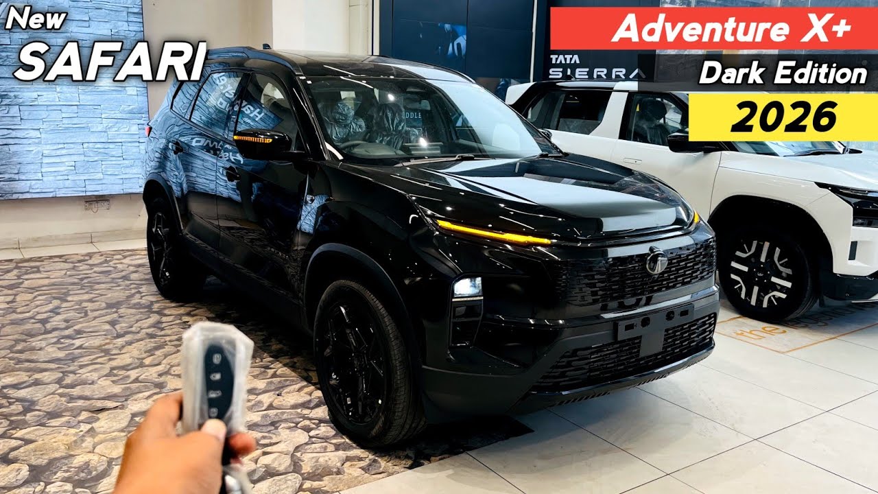 New Tata Safari Adventure X Plus Dark Edition 2026 ❣️| Tata Safari Adventure X+Dark Petrol Review 😍|