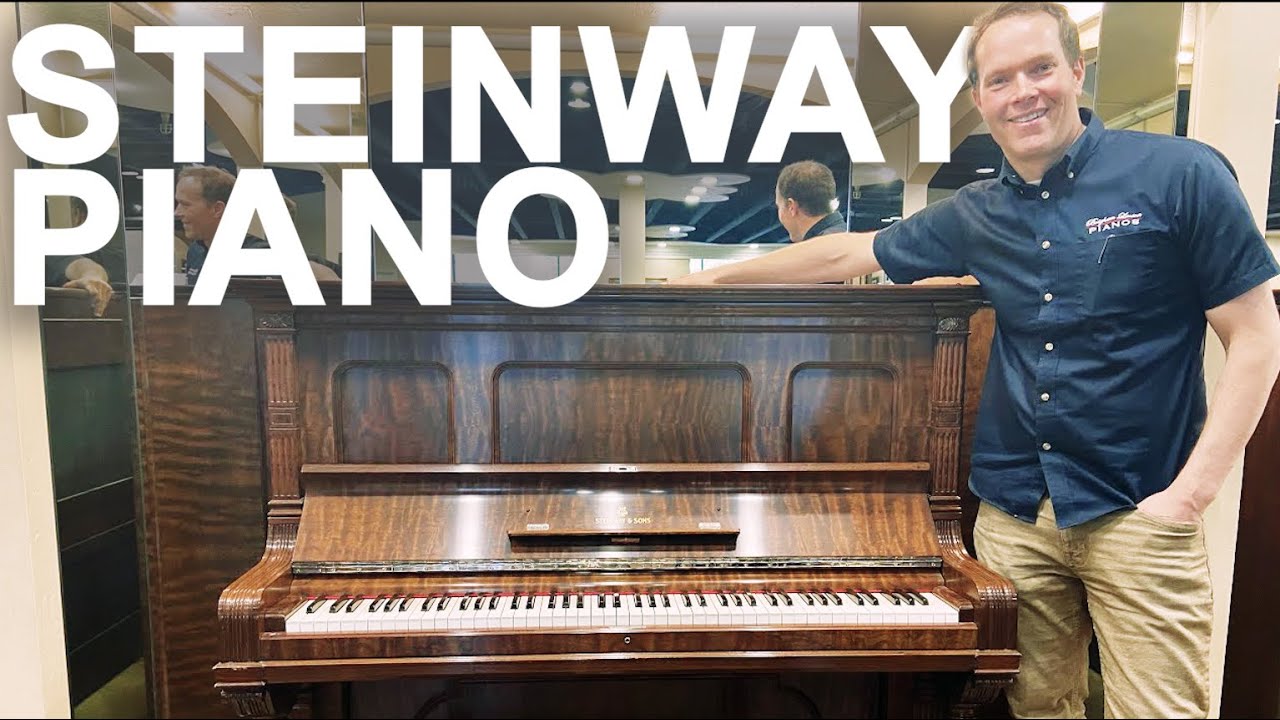 1894 Steinway & Sons Upright Piano / 52” / Dark Walnut