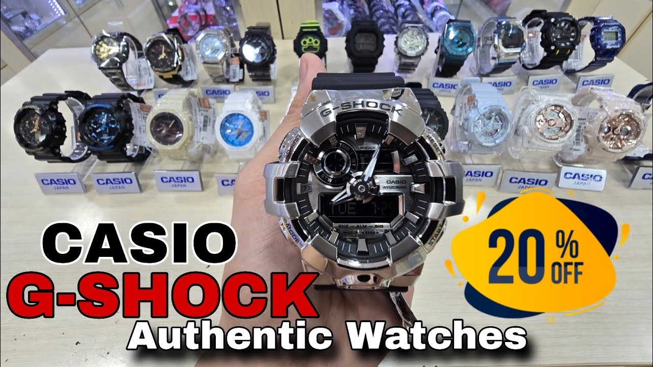 Casio G-SHOCK Authentic Watches | Sale 20% OFF All Watches 