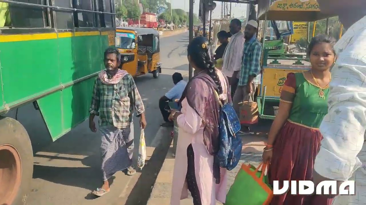 Tenali market point video Apsrtc 15-5-2023
