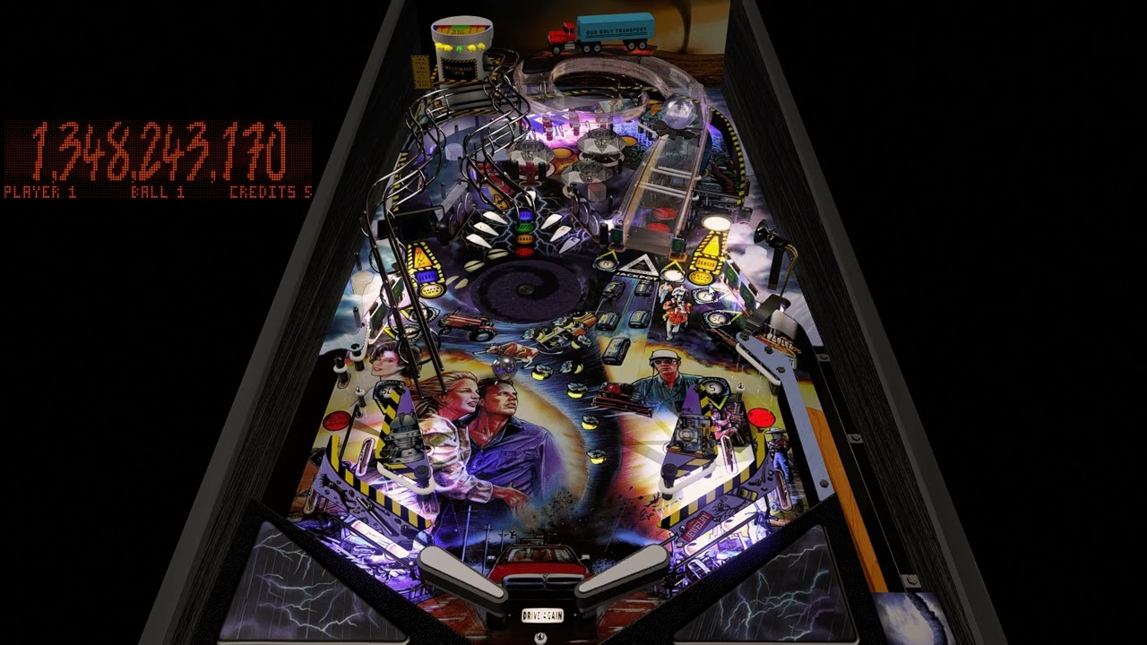 Twister (Sega 1996) - UnclePaulie  - Visual Pinball X - Multiple multiballs!