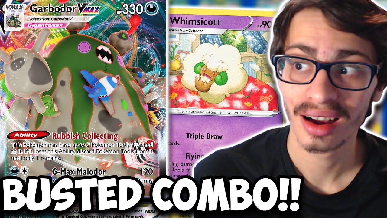 NEW Busted Combo! Garbodor VMAX/Whimsicott! New Tool Drop Upgrade! PTCGO