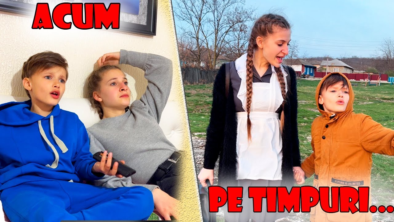 ELEVII ACUM VS ELEVII &icirc;n TRECUT👧👩 Anul 1900 ☎VS Anul 2022📱/ Sketch