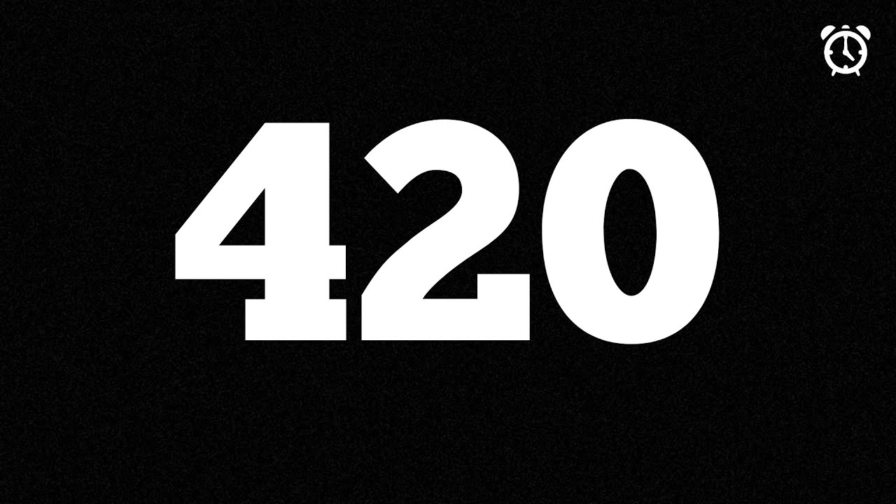 420 Second Countdown Timer (4K) | 7 Minute Timer | How To | AJ AND DJ PRODUCTIONS