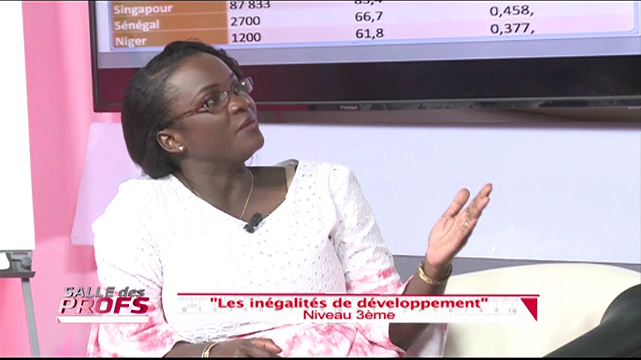 SALLE DES PROFS-Les inégalités de développement-Niveau 3ième-23 Mars 2020