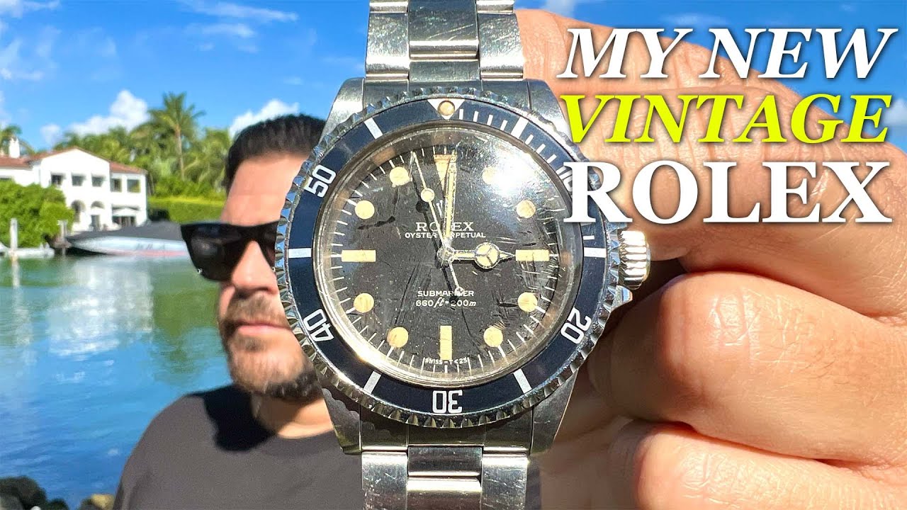 МОЙ НОВЫЙ ВИНТАЖНЫЙ ROLEX! - 5513 NO-DATE SUBMARINER!