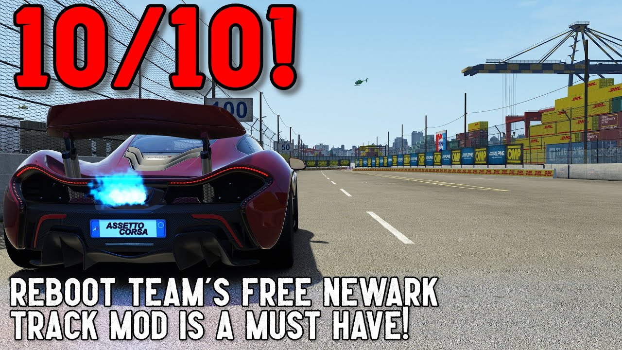 Port Newark for Assetto Corsa is a MUST HAVE Free Mod Track