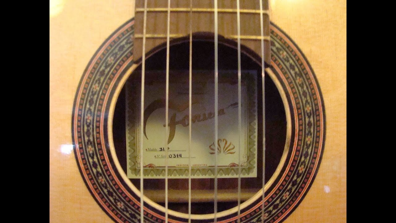 Guitarra Fonseca 31 - Test por Jesús Amaya...