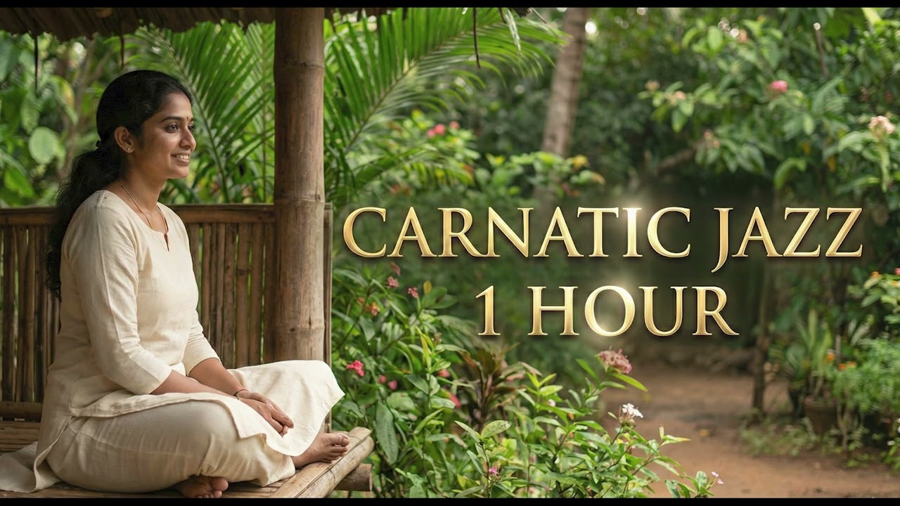 Carnatic Meditation Flow 🌿 | 1 Hour Relaxing Instrumental for Yoga, Sleep, Focus & Study