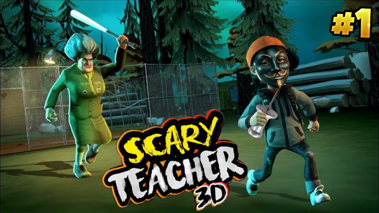Put A Pin On Miss T's Chair 🤣 || SCARY TEACHER   3D ||