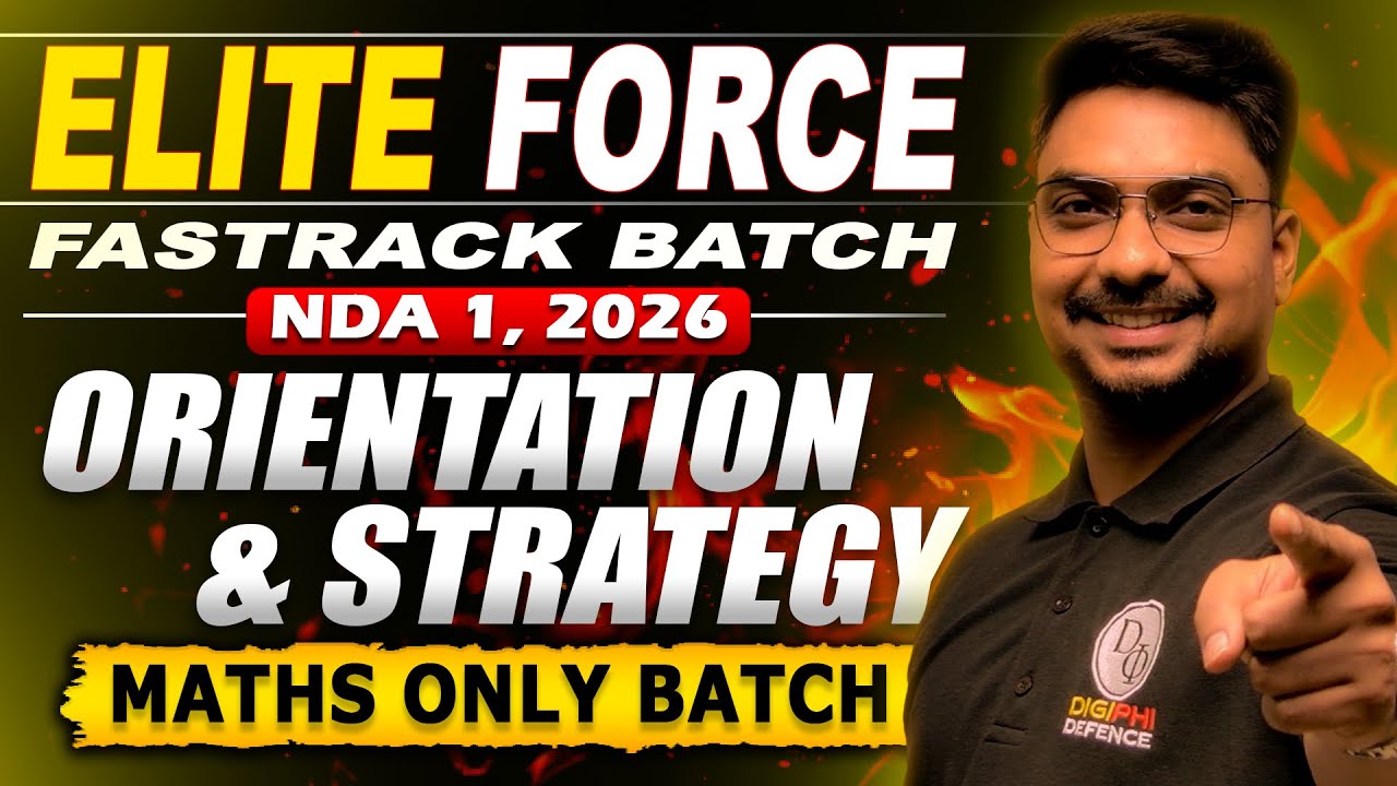 50 Days Strategy & Execution | 🔴Elite Force | NDA 1 2026 | DigiPhi Defence #nda2026 #maths