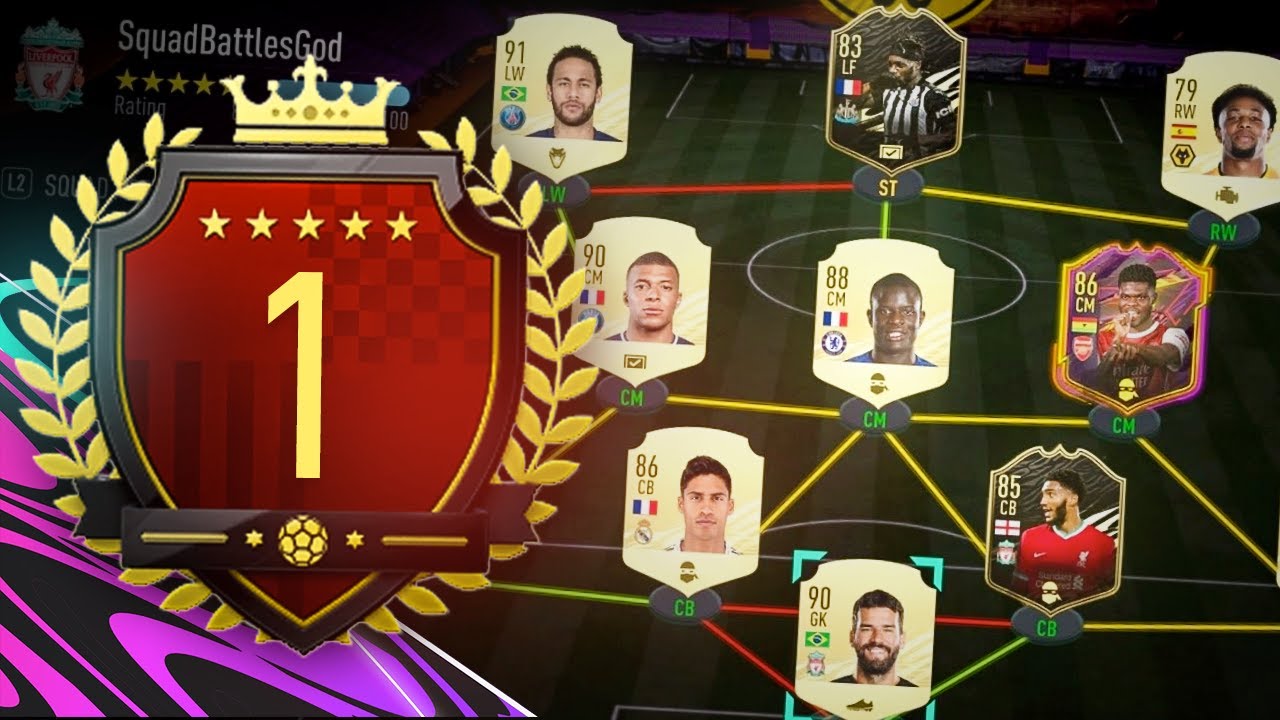 What do you get from 1st in the World Squad Battles Rewards?