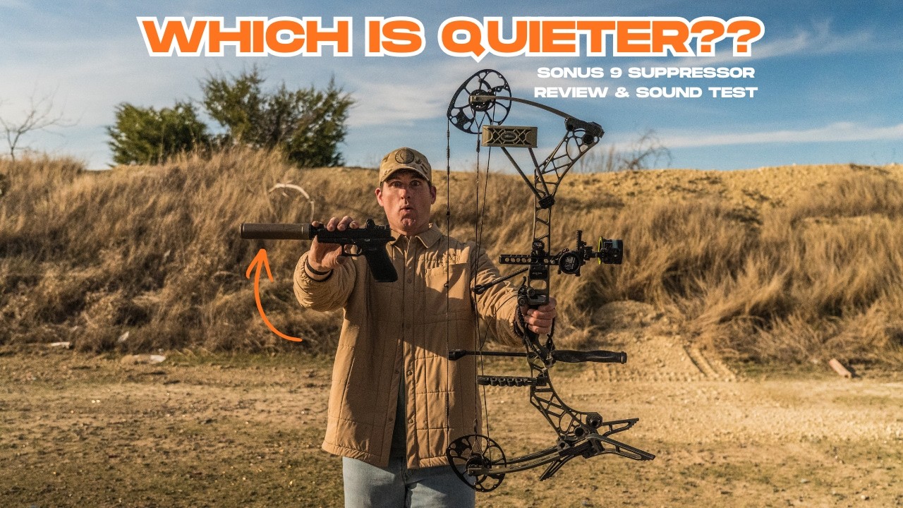Is a Suppressed 9mm Almost as Quiet as a Bow?! (Sonus 9 Test)