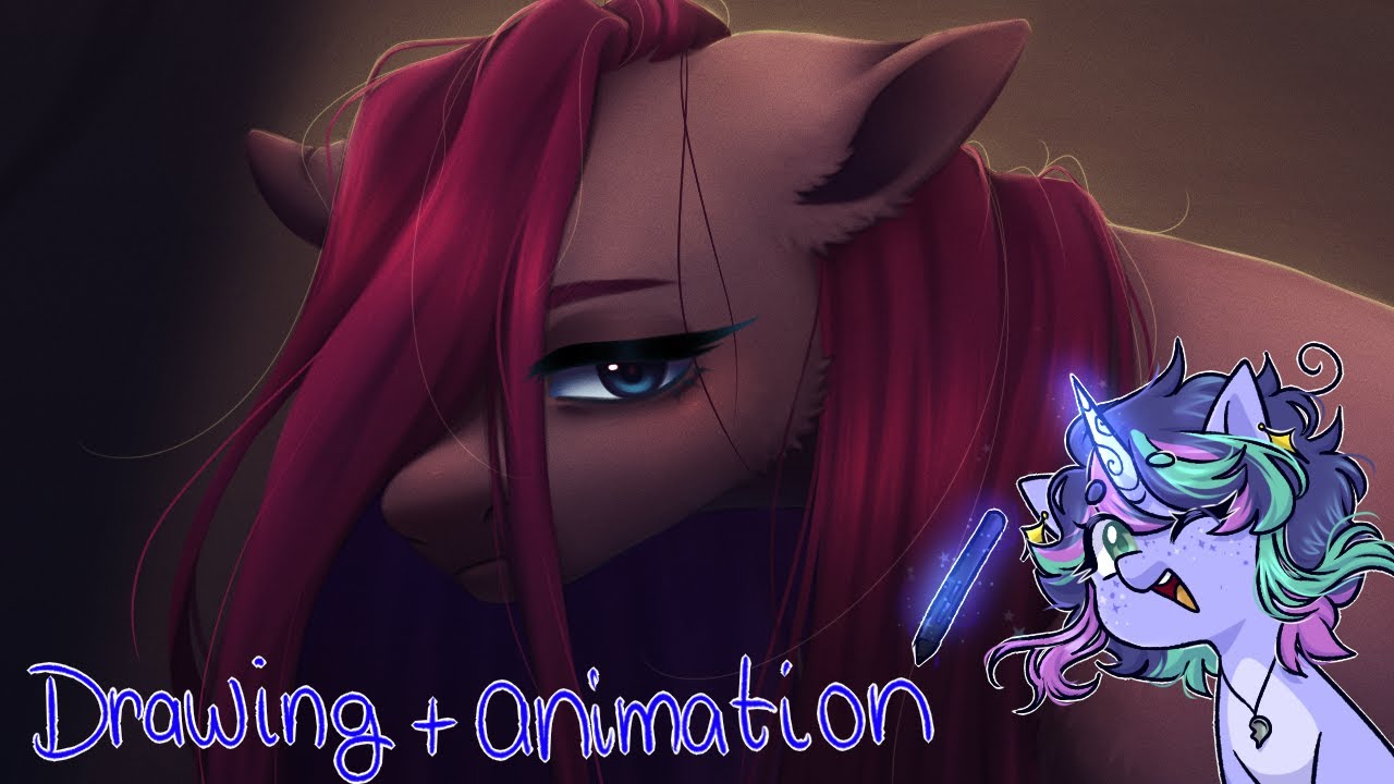 Speedpaint - Pinkamena (MLP fanart | Drawing & blink animation)