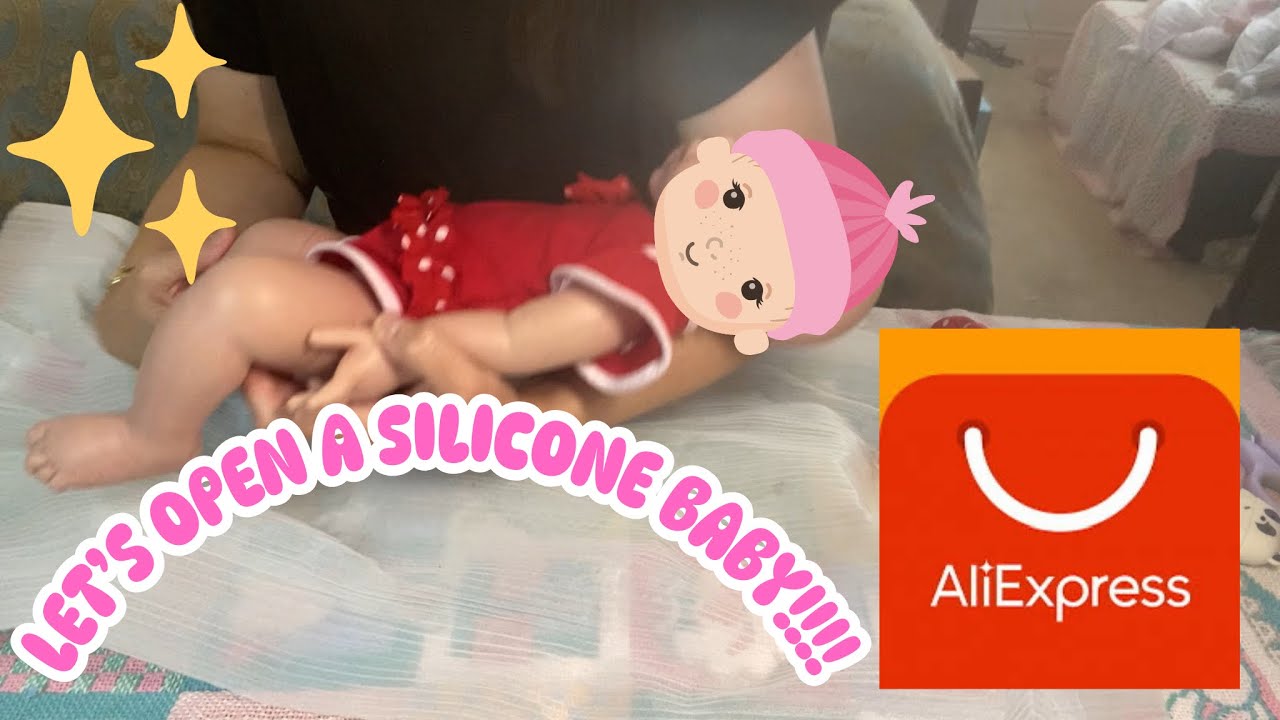🥰💖Открытие коробки с бюджетной копией силиконовой куклы-реборн💖 AliExpress