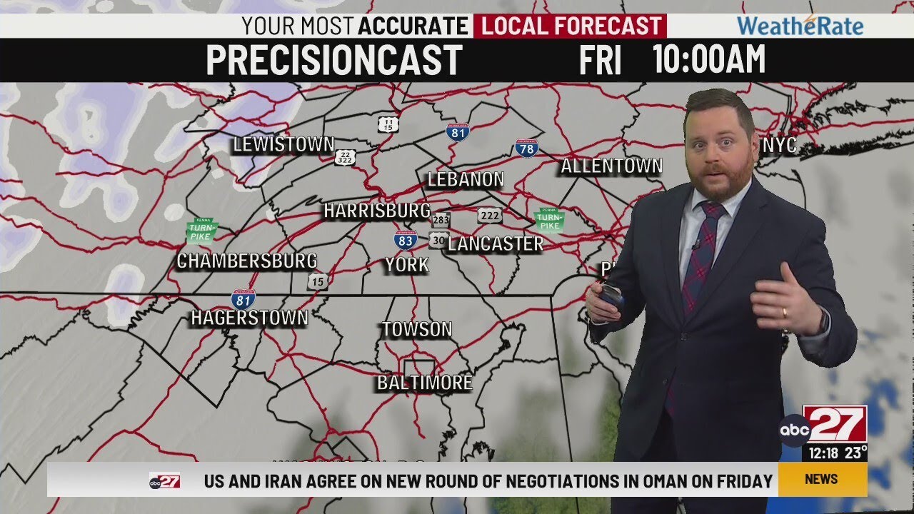 Dan's Thursday Midday Forecast