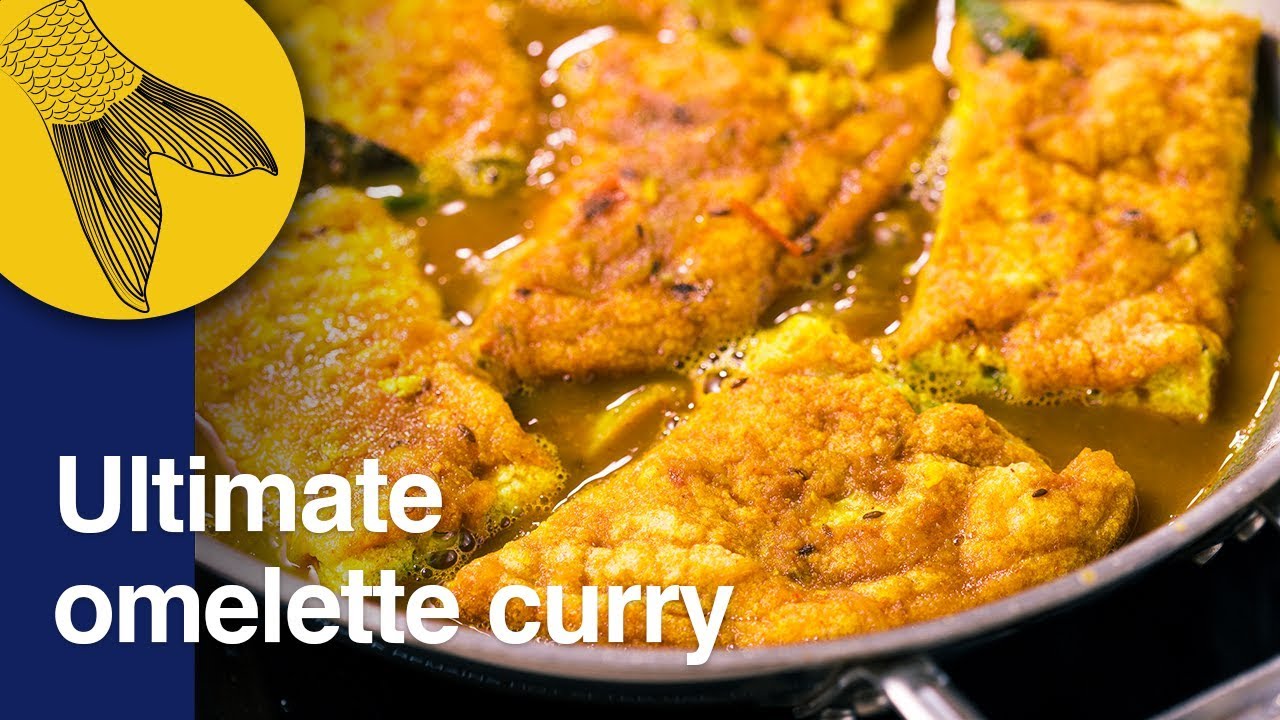 Omelette Curry Bengali Recipe—Mamlette’r Jhol—Quick & Easy Indian Egg Recipe